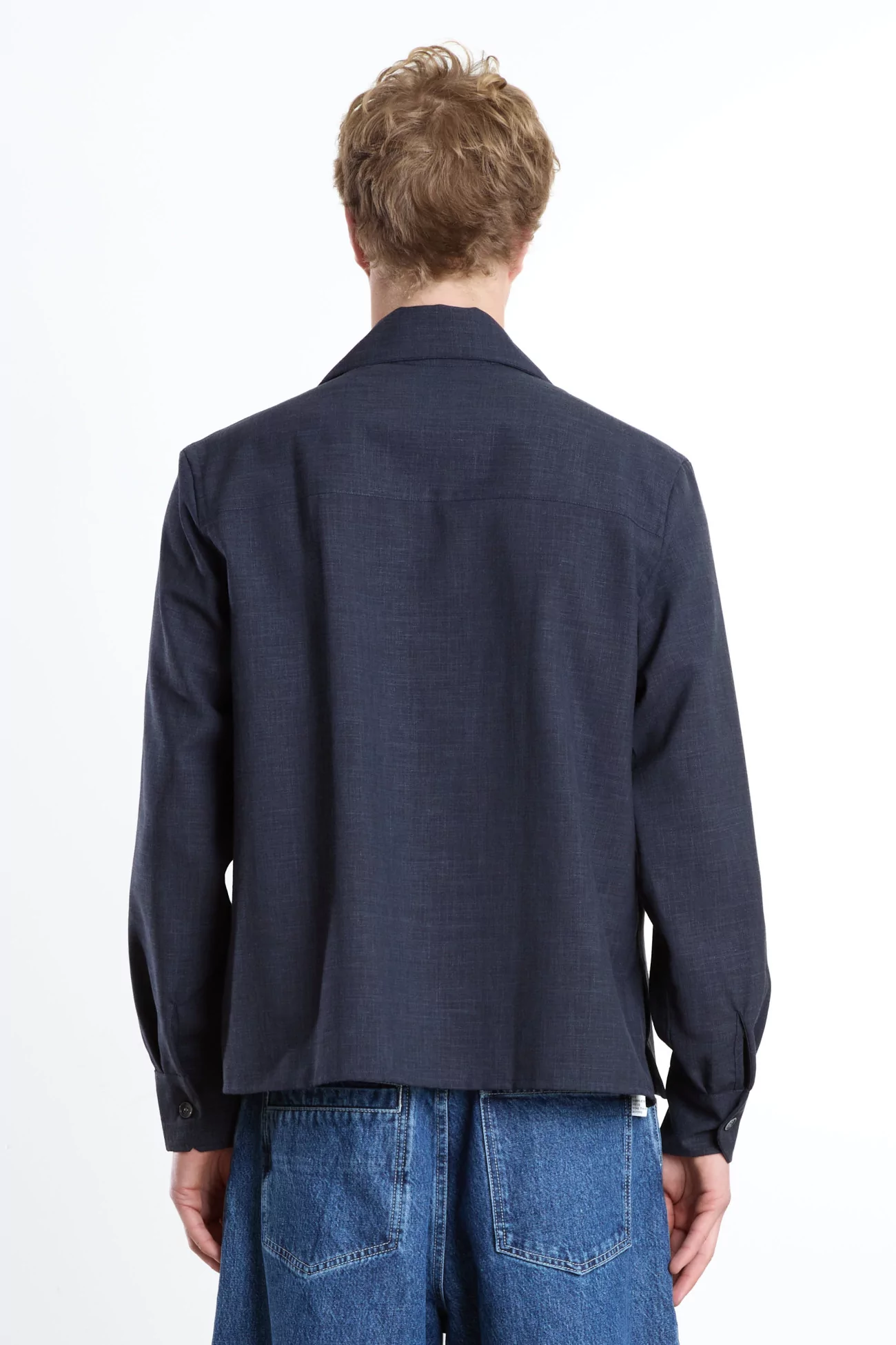 Camisas Manolo Buenas Noches Hemp Shirt – Blue | Centre Commercial